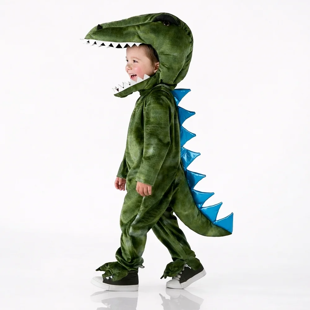 Pottery Barn Kids T-Rex Dinosaur Halloween Costume Size 3T NWT Lights Don't Work